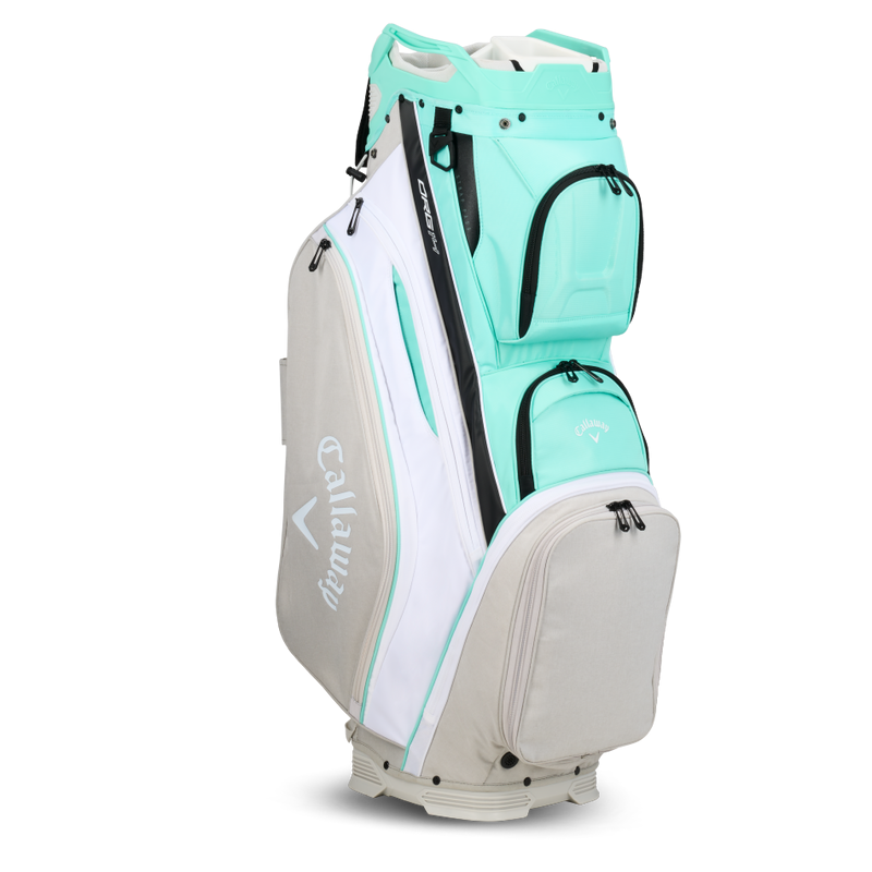 Callaway Org Cart Bag Aqua White Silver Heather