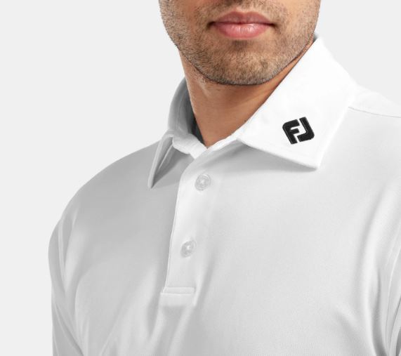 FootJoy Mens Stretch Pique Solid Polo Shirt - 91823 - Core Line