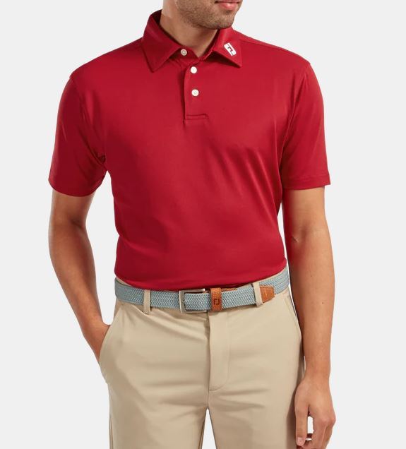 FootJoy Mens Stretch Pique Solid Polo Shirt - 91825 - Core Line