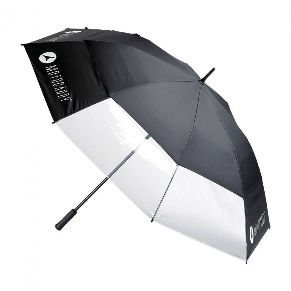 Motocaddy Clearview Umbrella - Black/White