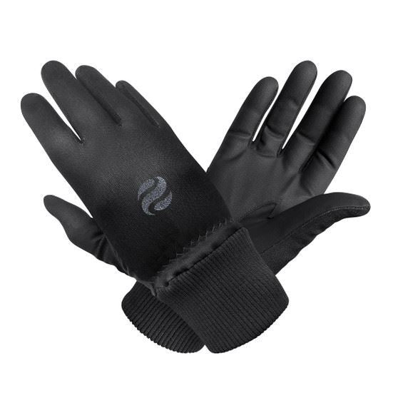 Surprize Shop Ladies Golf Polar Stretch Winter Gloves Pair - Black