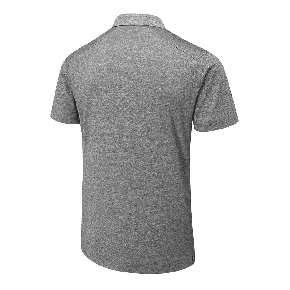 Ping Mens Lindum Polo Shirt - Charcoal Marl