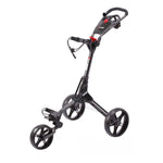 Sky Max Cube 3-wheel golf push trolley in charcoal and black