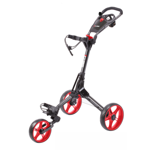 Sky Max Cube Push Trolley - Charcoal/Red Charcoal/Red