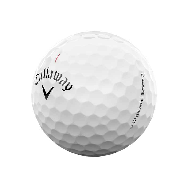 Callaway Chrome Soft Golf Balls (Multi Buy) 2024 White