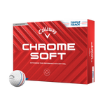 Callaway Chrome Soft Triple Track Golf Balls (Multi Buy) 2024 White