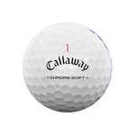 Callaway Chrome Soft Triple Track Golf Balls (Multi Buy) 2024 White