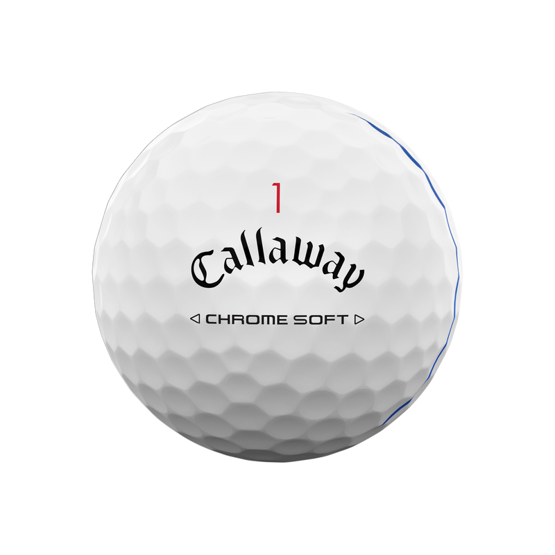 Callaway Chrome Soft Triple Track Golf Balls (Multi Buy) 2024 White