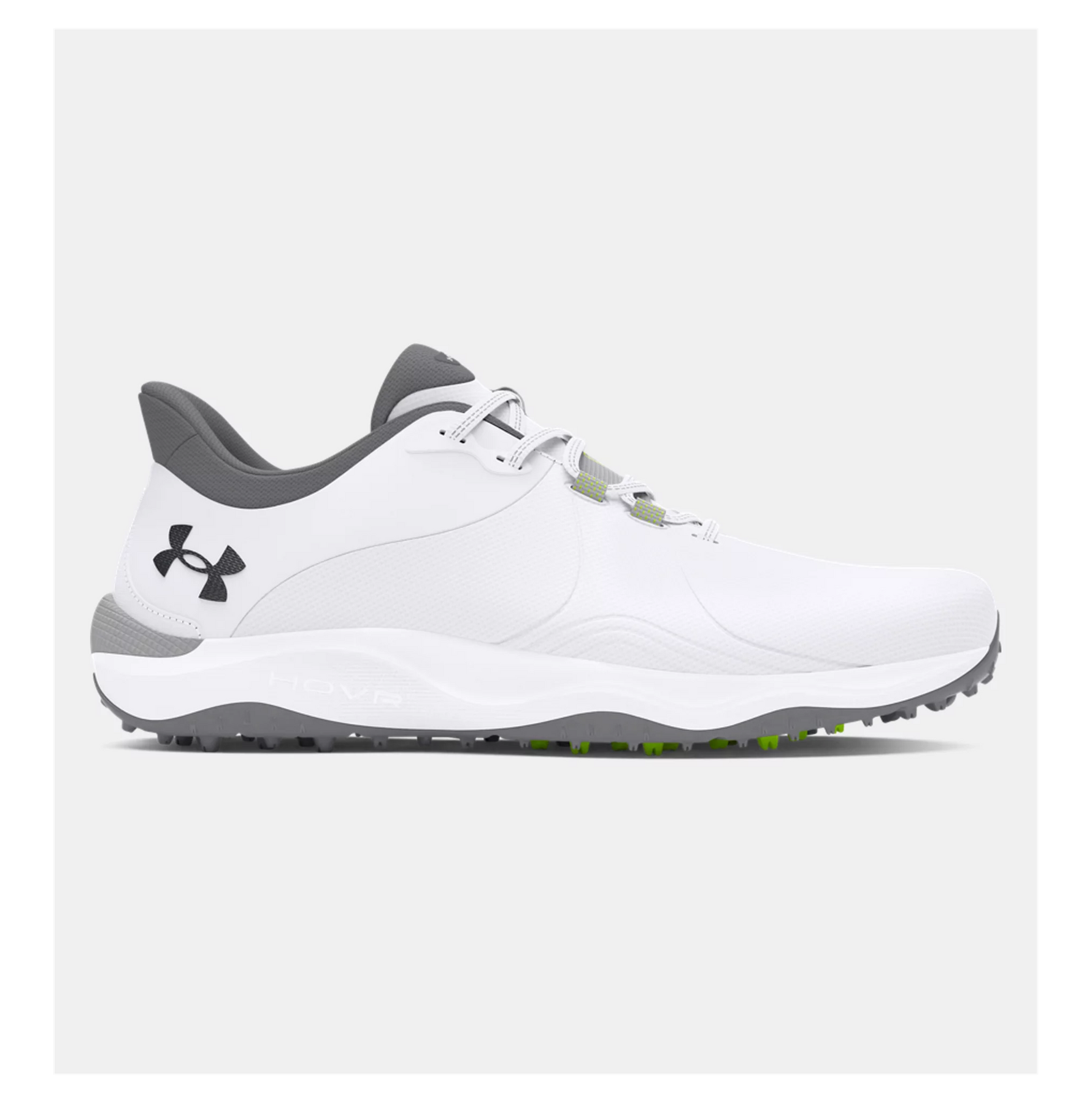 Under Armour Mens UA Drive Pro SL Wide Golf Shoes White