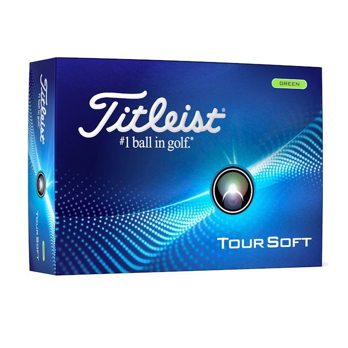Titleist Tour Soft Golf Balls 2024 Model - Green