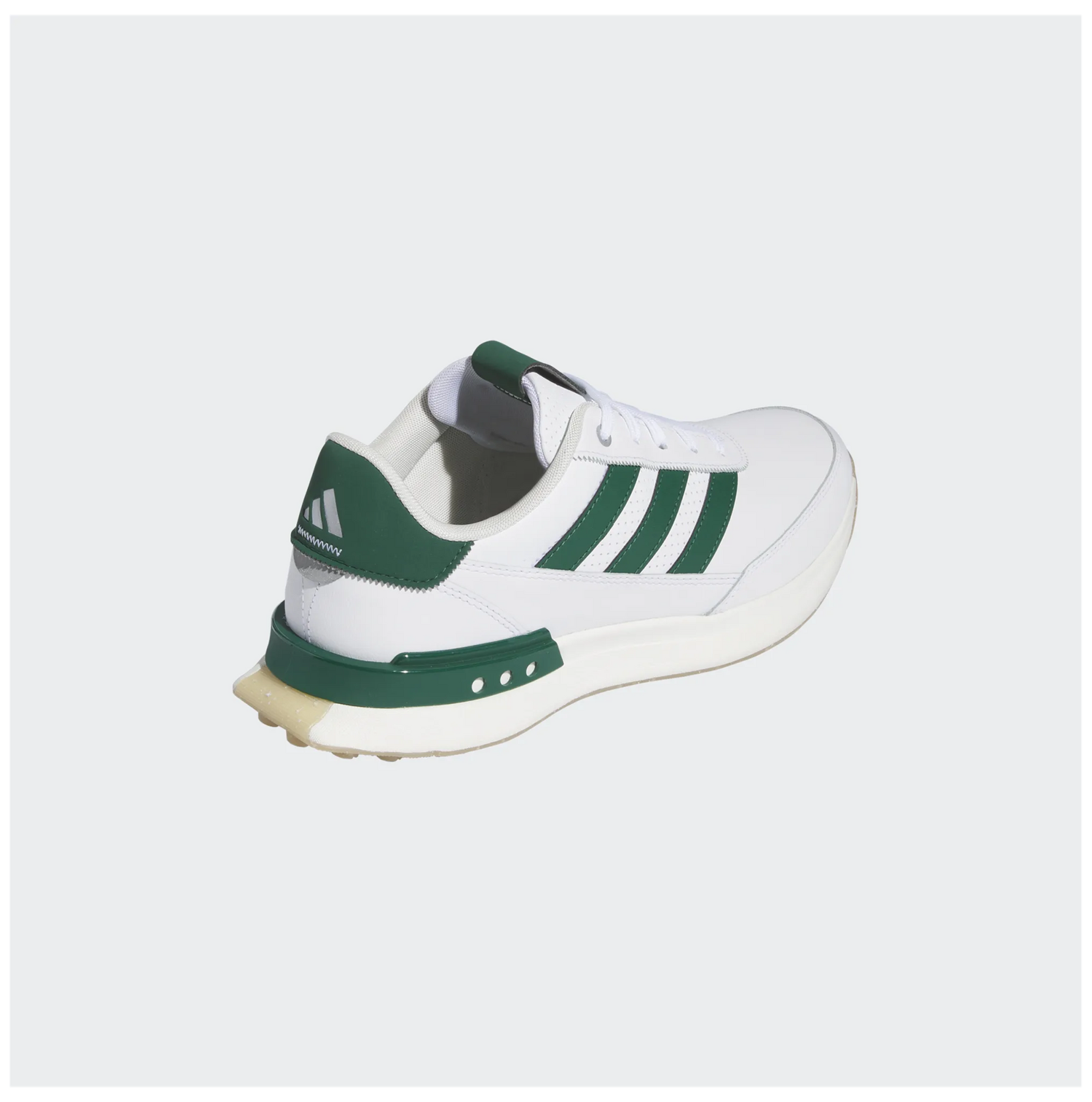 adidas Mens S2G SL Leather Golf Shoes White/Green
