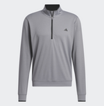 adidas Mens Lightweight 1/4 Zip Sweatshirt - Grey Three IU4513