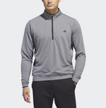 adidas Mens Lightweight 1/4 Zip Sweatshirt - Grey Three IU4513
