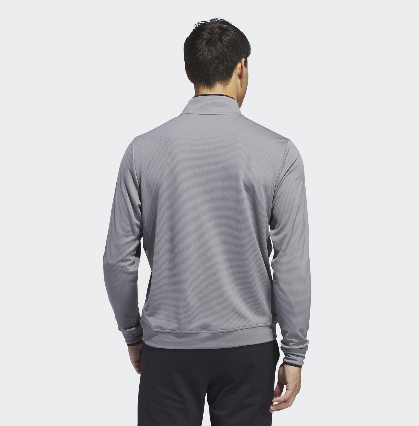 adidas Mens Lightweight 1/4 Zip Sweatshirt - Grey Three IU4513