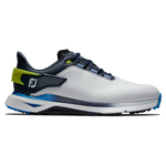 FootJoy Mens Pro SLX 2024 Golf Shoes - 56914 - White/Navy/Blue