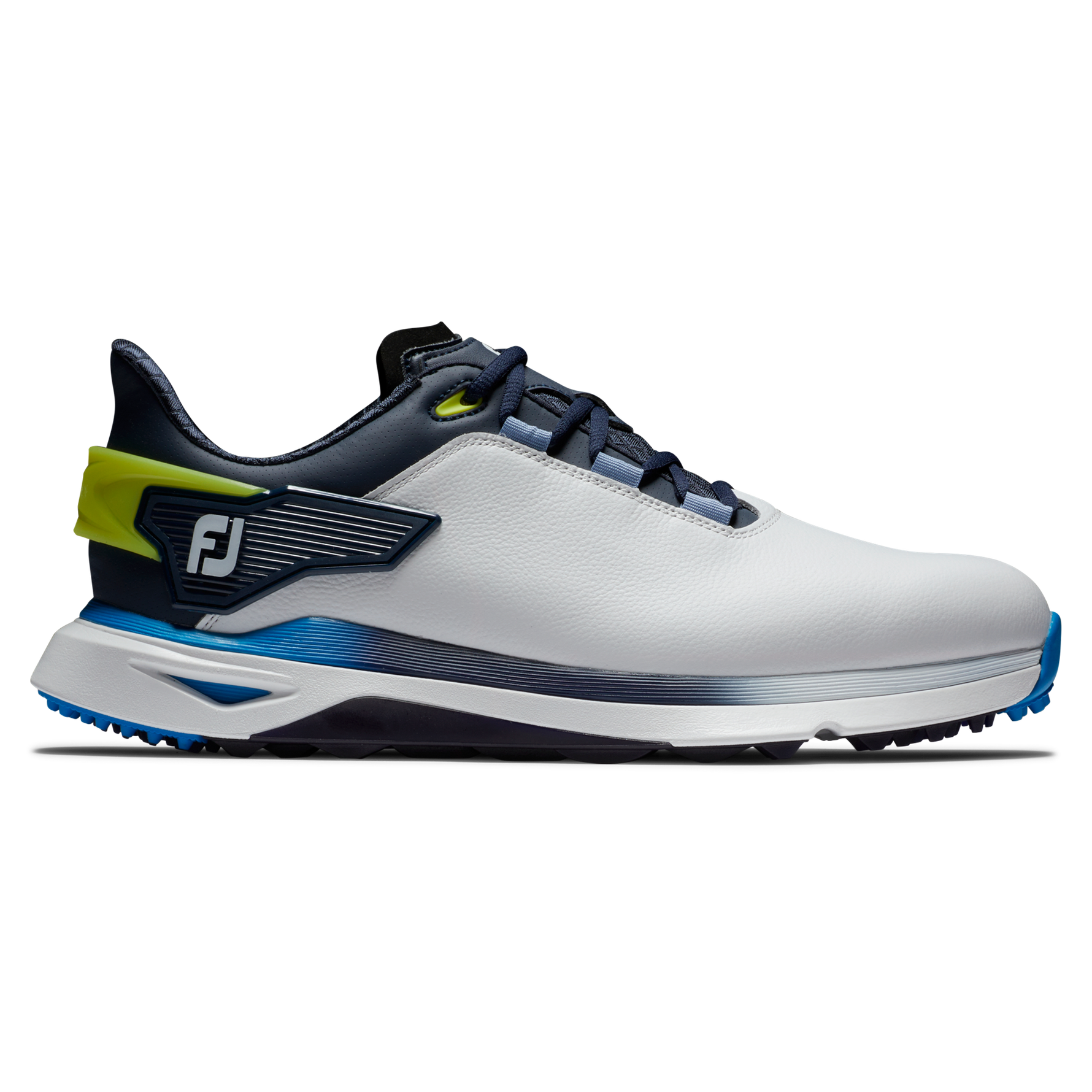FootJoy Mens Pro SLX 2024 Golf Shoes - 56914 - White/Navy/Blue
