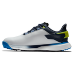 FootJoy Mens Pro SLX 2024 Golf Shoes - 56914 - White/Navy/Blue