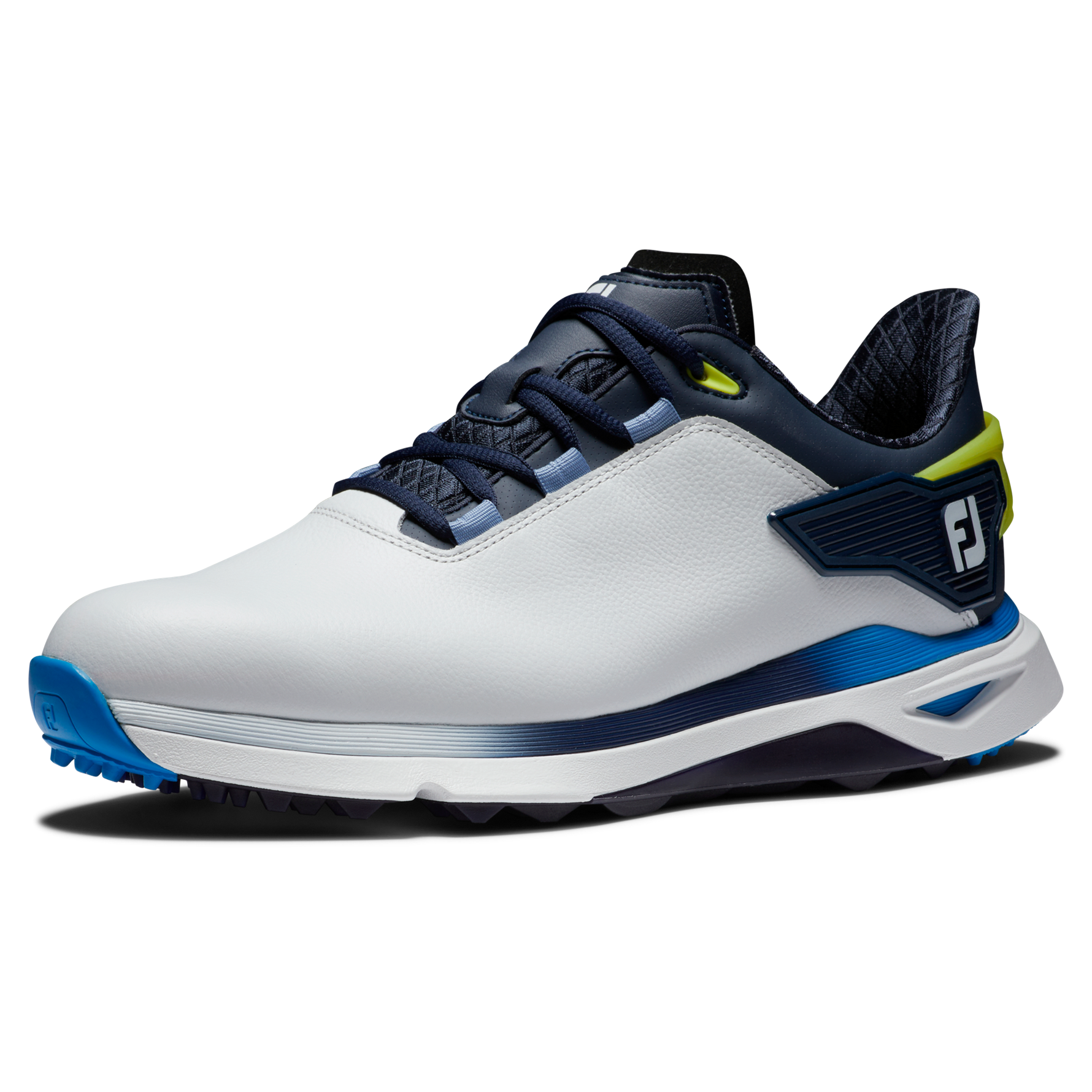 FootJoy Mens Pro SLX 2024 Golf Shoes - 56914 - White/Navy/Blue
