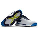 FootJoy Mens Pro SLX 2024 Golf Shoes - 56914 - White/Navy/Blue