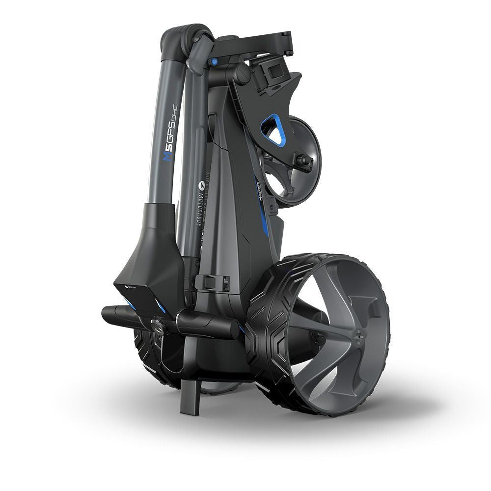 Motocaddy M5 GPS DHC electric trolley 2024 with 18 hole lithium battery