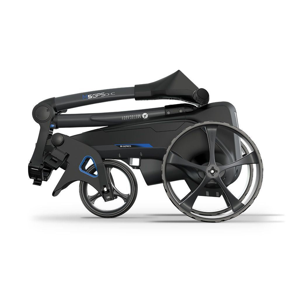 Motocaddy M5 GPS DHC electric trolley 2024 with 18 hole lithium battery