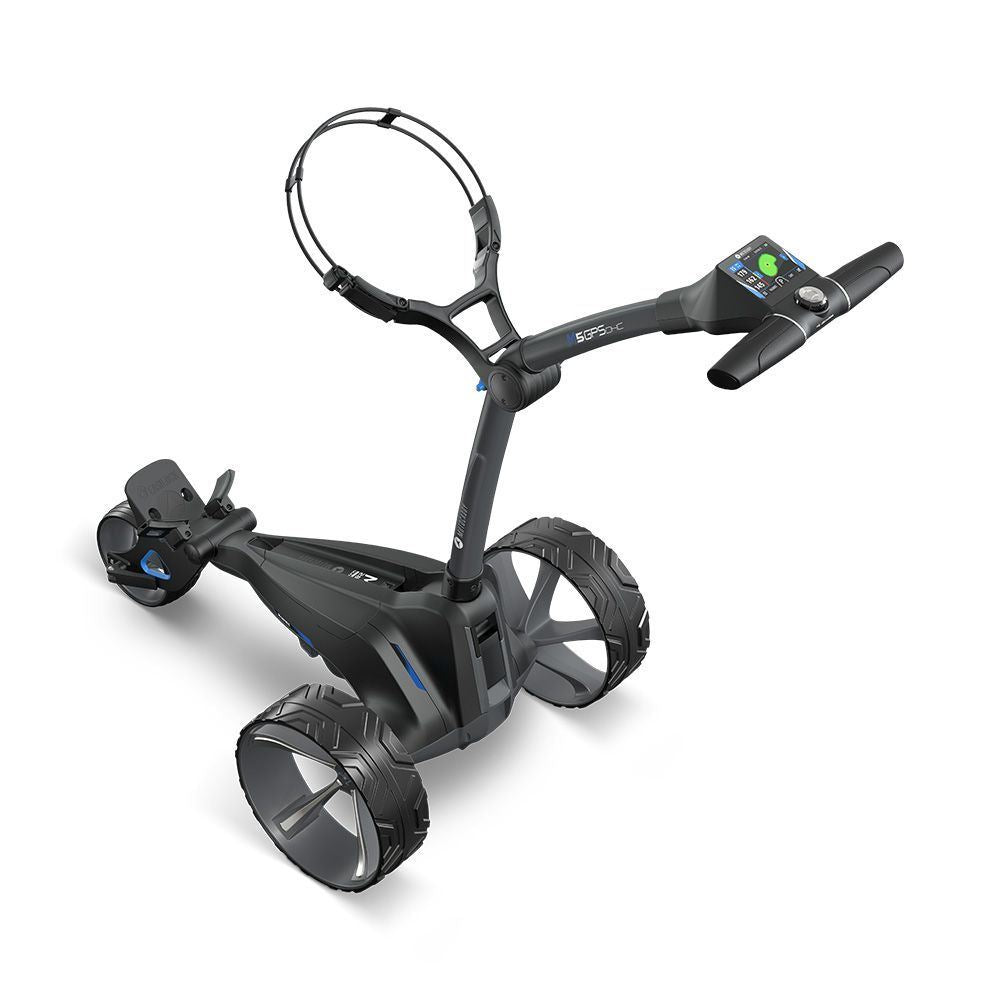 Motocaddy M5 GPS DHC electric trolley 2024 with 18 hole lithium battery