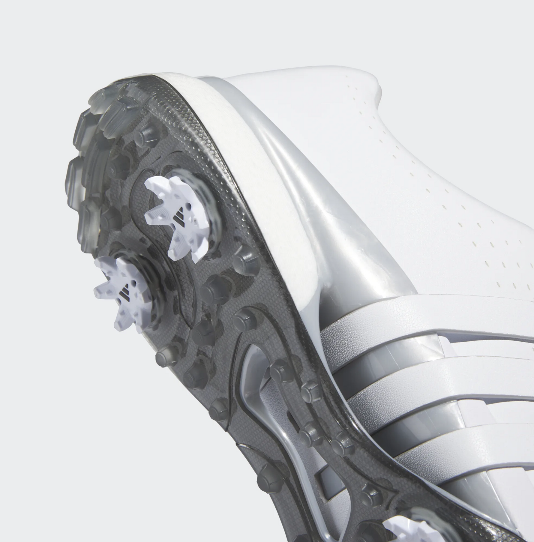 adidas Mens Tour 360 Golf Shoes 24 White/Silver