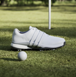 adidas Mens Tour 360 Golf Shoes 24 White/Silver