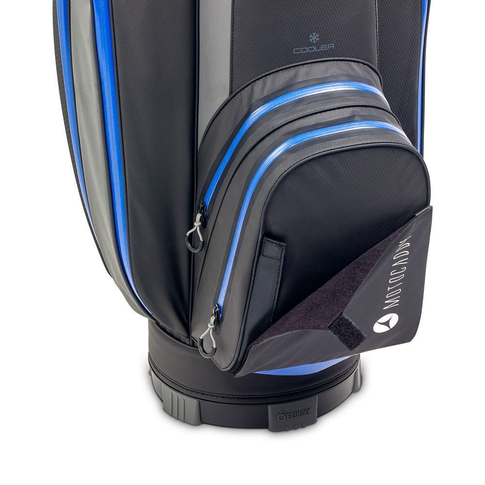 Motocaddy Dry Series Waterproof Cart Bag - Charcoal/Blue