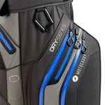 Motocaddy Dry Series Waterproof Cart Bag - Charcoal/Blue