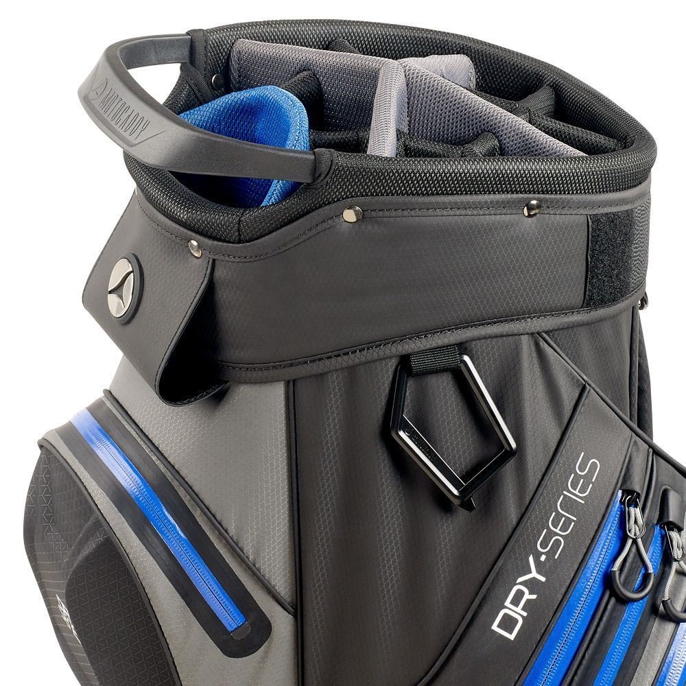 Motocaddy Dry Series Waterproof Cart Bag - Charcoal/Blue