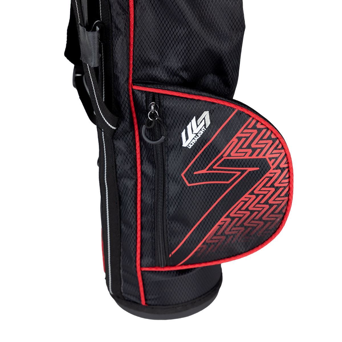 US Kids Boys UL7-39 3 Club Carry Set, Black/Red