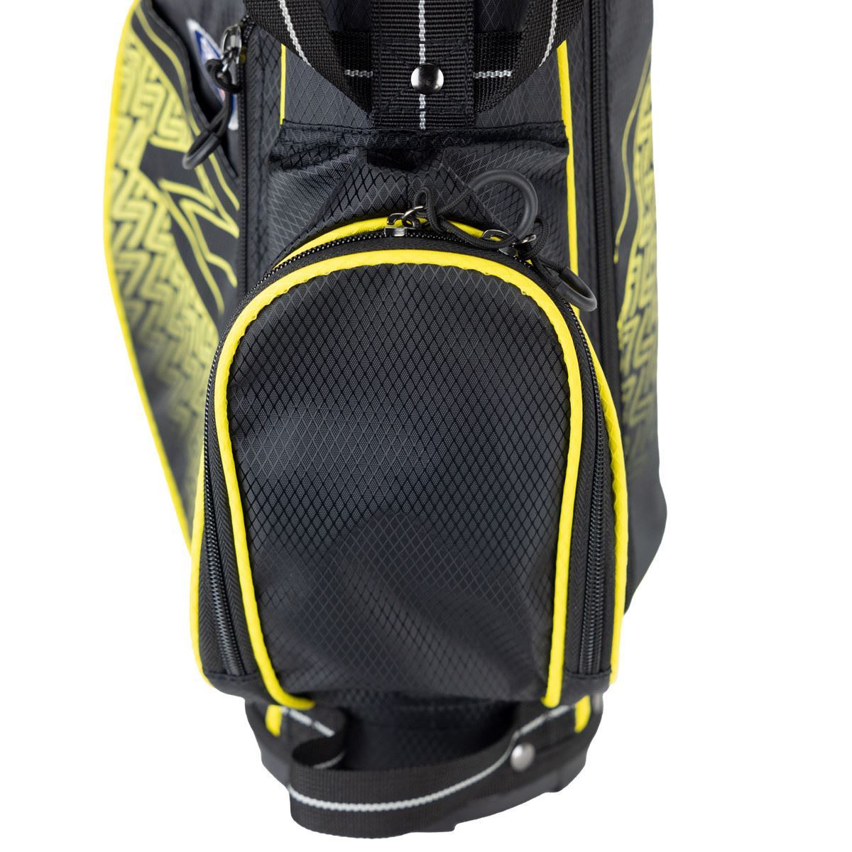 US Kids Boys UL7-42 4 Club Stand Set, Black/Yellow Left Handed