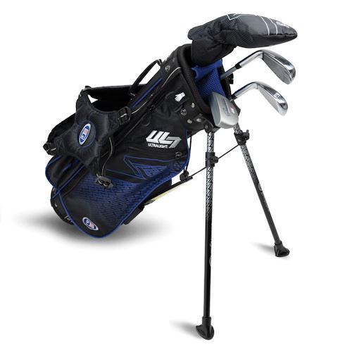 US Kids Boys UL7-45 4 Club Stand Set, Black/Blue