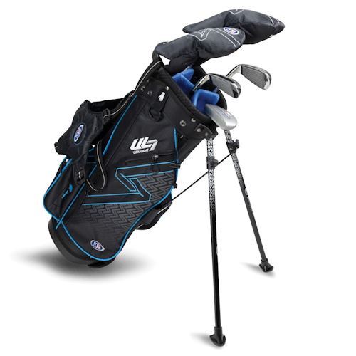 US Kids Boys UL7-48 5 Club Stand Set, Black/Teal