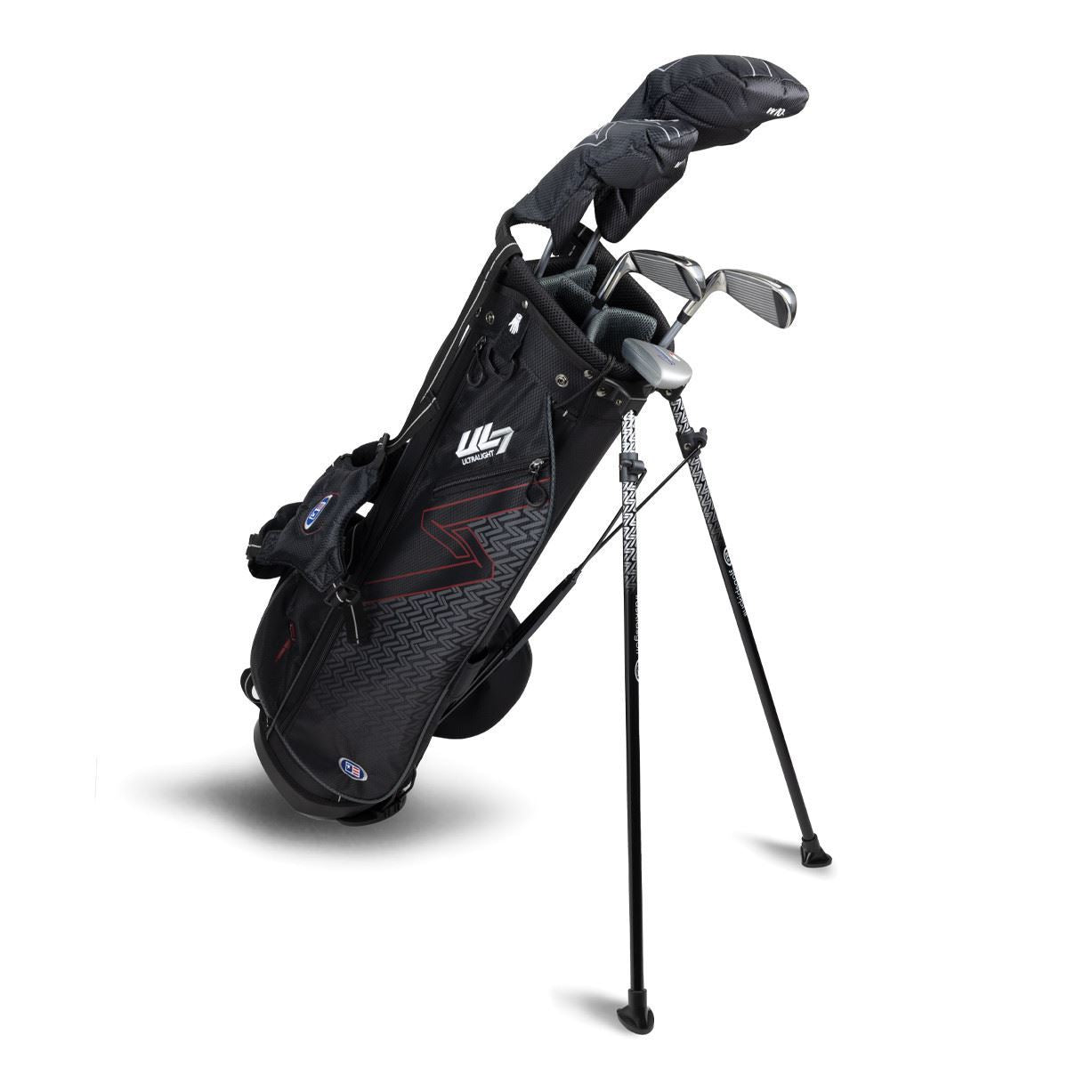 US Kids Unisex UL7-60 5 Club Stand Set, Black/Maroon Right Handed