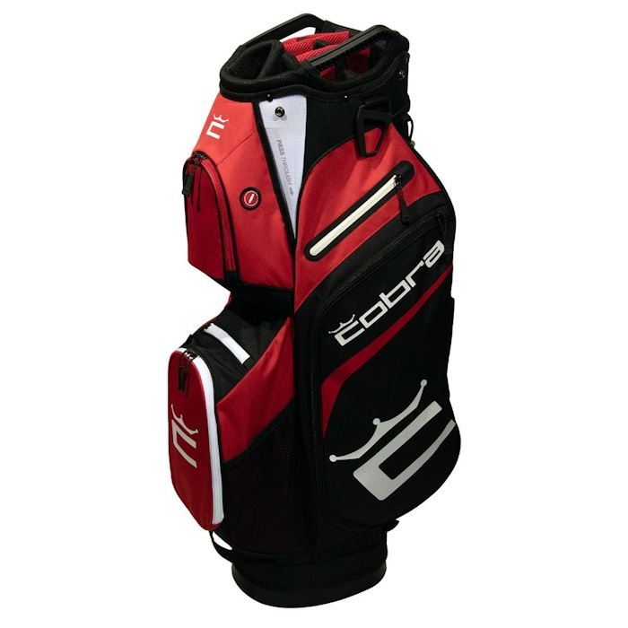 Cobra Signature Cart Bag - Black/Red