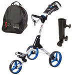 Sky Max Cube Push Trolley - White/Blue