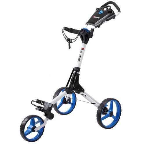Sky Max Cube Push Trolley - White/Blue