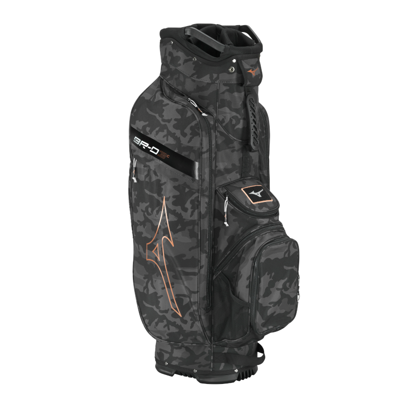 Mizuno BR-D3 Cart Bag - Black Camo/Copper
