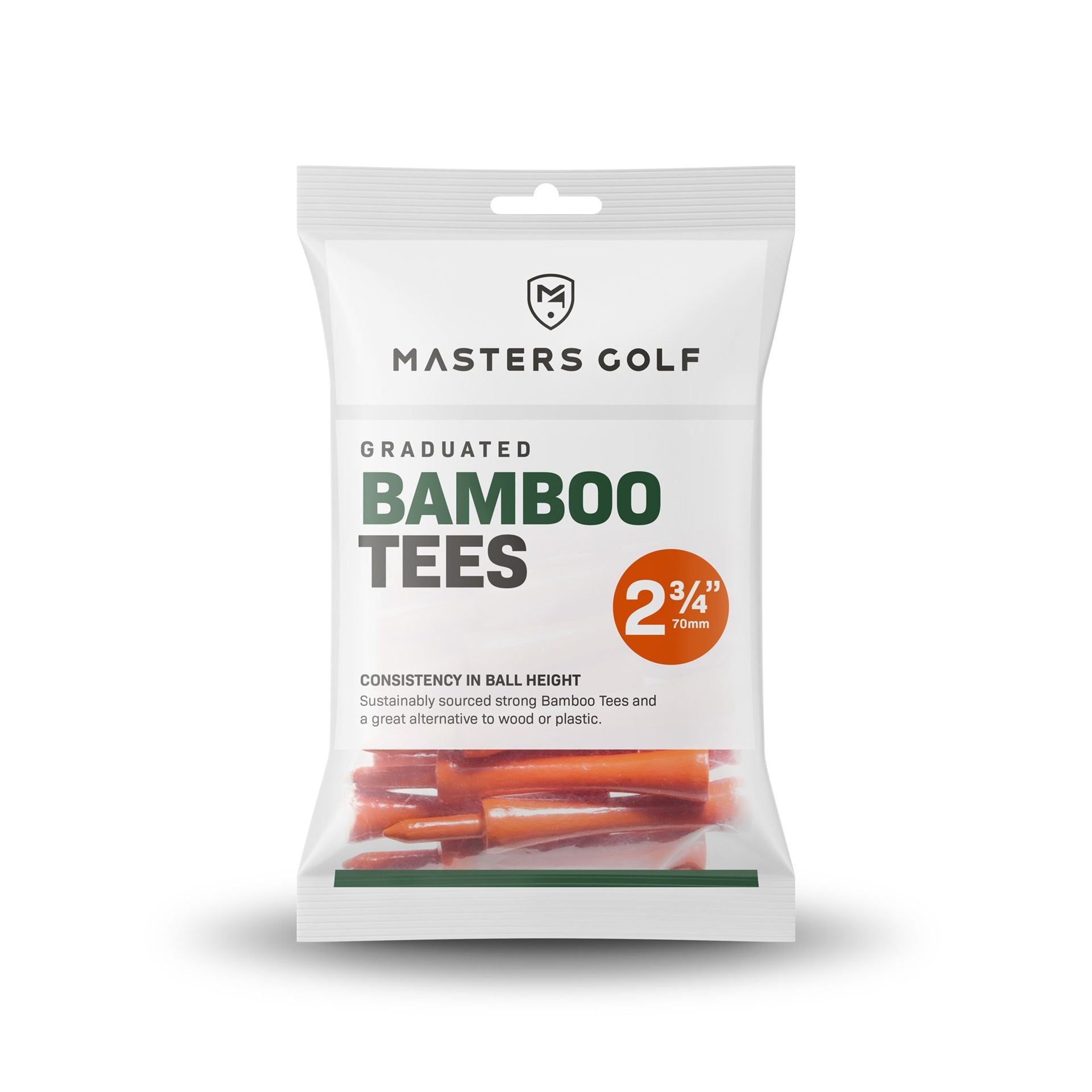 Master Golf Graduated Bamboo Tees 2 3/4"