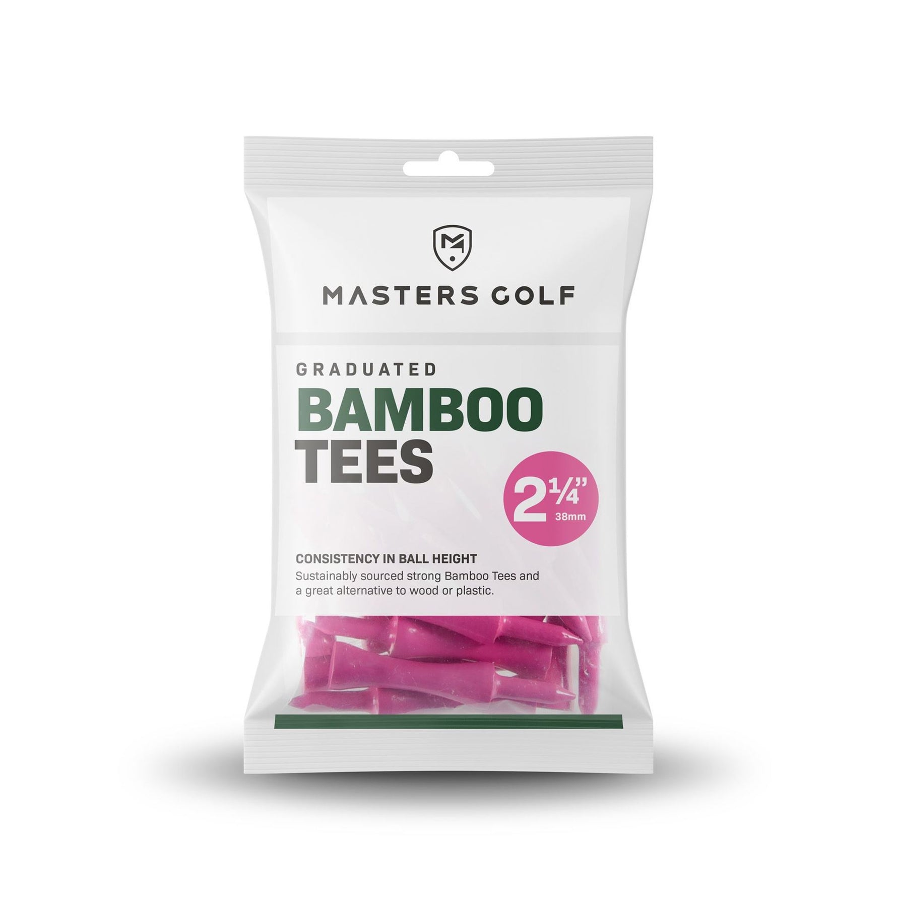 Master Golf Graduated Bamboo Tees 2 1/4"