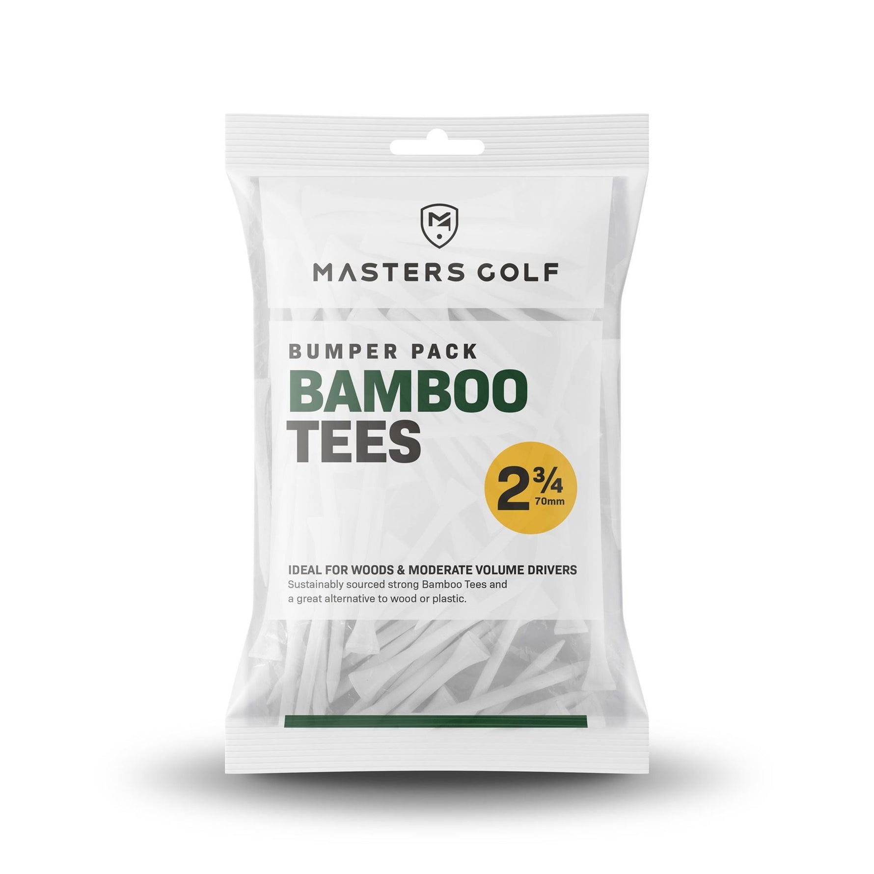 Master Golf Bumper Pack Bamboo Tees 2 3/4"