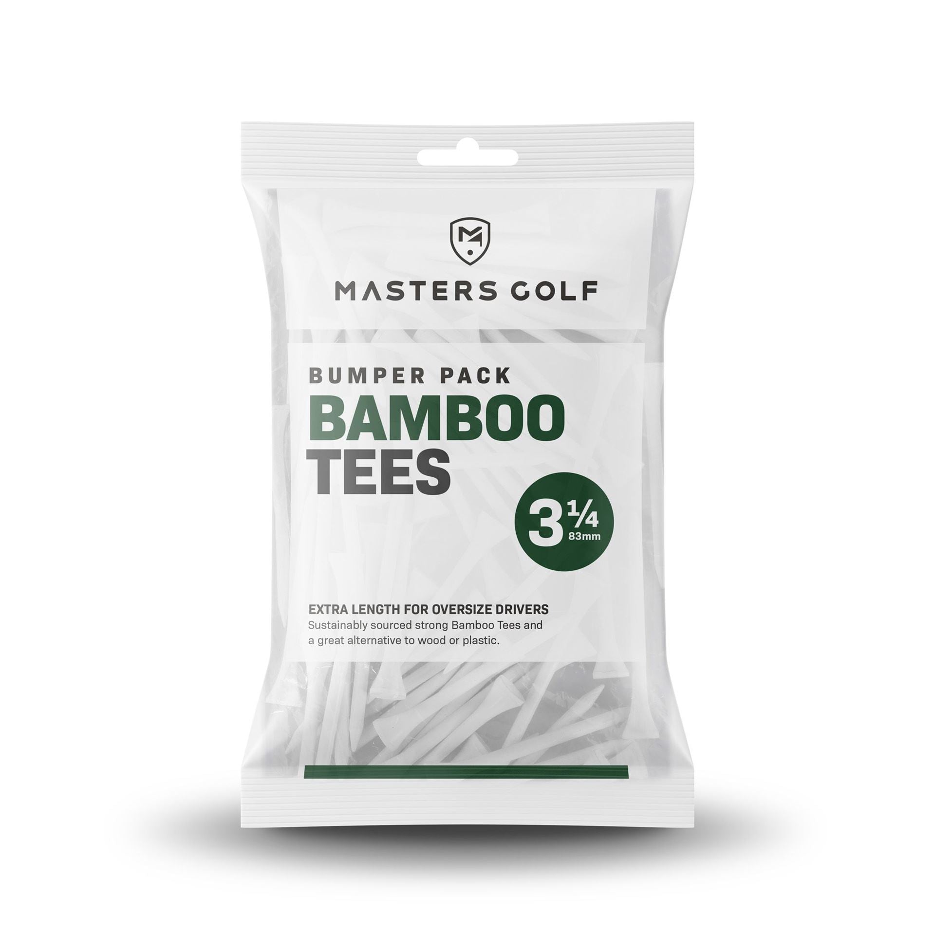 Master Golf Bumper Pack Bamboo Tees 3 1/4"