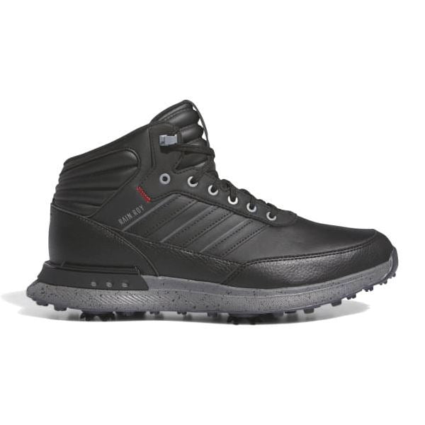 adidas Mens S2G Rain.RDY Golf Shoes - Black/Iron/Red