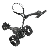 Motocaddy M-TECH electric trolley with GPS and leather handle grips