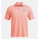 Under Armour Men's UA Tee To Green Polo - Flare Orange / Midnight Navy - 1383714-897
