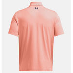 Under Armour Men's UA Tee To Green Polo - Flare Orange / Midnight Navy - 1383714-897