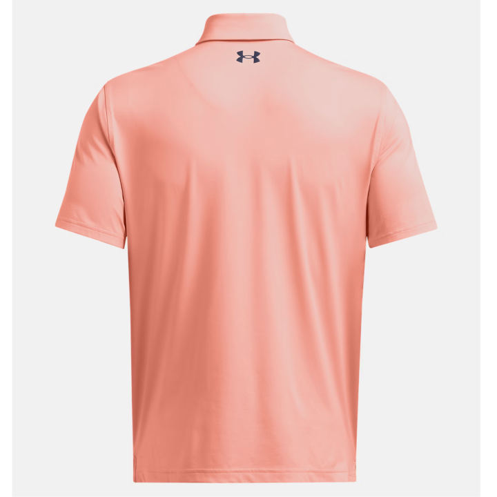 Under Armour Men's UA Tee To Green Polo - Flare Orange / Midnight Navy - 1383714-897