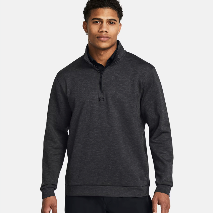 Under Armour Men's UA Drive Midlayer Pullover - Black / Anthracite - 1387124-001